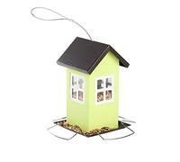 NESPIQ Bird Feeder For Outside Matal Bird Feeder Food Container Bird Feeder For Outdoor Pet Supplies Garden Decoration Garden Backyard Terrace(19 * 19 * 20cm)