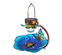 NESPIQ Bird Feeder For Outside Solar Bird Feeder Solar Light Wild Hanging Solar Lantern For Outdoors Garden Tree Decoration Garden Backyard Terrace