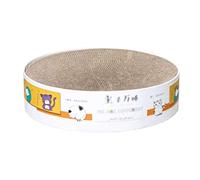 NESPIQ Cat Scratcher Cat Grinder Cat Scratch Board Creative Corrugated Protection Sofa Cat Scratch Board For Indoor Cat Training Toy Cat Scratching Pad(33 * 33 * 5.5cm)