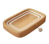 NESPIQ Cat Scratcher Cat Scratcher Bed Scratching Lounge Bed Cardboard Protector For Furniture Couch Floor Cat Scratching Pad