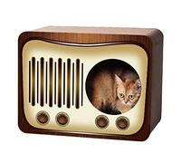 NESPIQ Cat Scratcher Cat Scratcher House Durable Reusable Cardboard Cat House With Scratching Pad For Indoor Cats As Tunnel And Sofa Cat Scratching Pad(B)