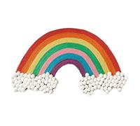 NESPIQ Cat Scratcher Durable Sisal Rope Cat Scratching Board Rainbow Shape Cat Scratcher Summer Cat Bed Cat Scratchers For Indoor Cat Scratching Pad
