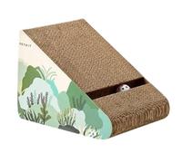 NESPIQ Cat Scratcher Inclined Ladder Scratching Board With Ball Cat Scratching Board Bed For Indoor Large Small Cats Cat Scratching Pad