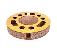 NESPIQ Cat Scratcher Pet Cat Scratcher Interactive Catnip Toys Kitten Scratching Cardboard With Balls Cat Scratching Pad