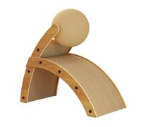 NESPIQ Cat Scratcher R-shaped Vertical Cat Scratcher For Indoor Cats With Ball Cat Scratch Pad Cat Scratching Pad