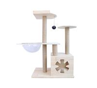 NESPIQ Cat Tree Cat Tower Cat Climbing Tree With Sisal Scratching Posts And Jump Platform Cat Condo With Dangling Ball Toy And Space Capsule Nest Cat Condo