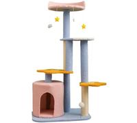NESPIQ Cat Tree Cat Tower Cat Tree Cat Tower For Indoor Cats Plush Multi-Level Cat Condo With Scratching Posts And Caves Cat Condo
