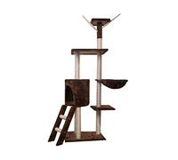 NESPIQ Cat Tree Cat Tower Cat Tree Multi-level Cats Tower With Hammock Scratching Posts Perches And Ladder Kittens Activity Centre Cat Condo(Bruin)