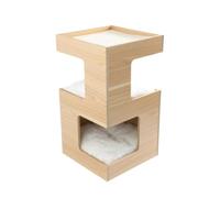 NESPIQ Cat Tree Cat Tower Cat Tree Tower Cat Trees Simple Home Style Single Double-Layer Plate Cat Table Multifunctional Nest Frame Cat Condo
