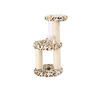 NESPIQ Cat Tree Cat Tower Sisal Cat Climbing Frame Cat Tree Pet Cat Toy Three-tier Cat Climbing Frame Cat Scratch Post Kitten Scratch Post Cat Condo