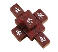 NESPIQ Chinese Mahjong Set Mahjong Set MahJongg Tile 144 Tiles Accessories With Box Chinese Classic Games Travel Leisure Time Or Travel