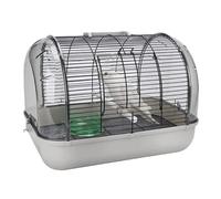 NESPIQ Flight Bird Cage Bird Cage Portable Pet Bird Travel Cage Creative Bird Carriers Durable Bird House Carrier For Balcony Birdcage For Birds(Grey,S)