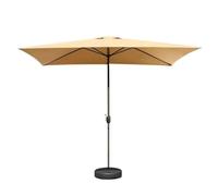 NESPIQ Outdoor Patio Umbrella 9.8FT Outdoor Umbrella Iron Patio Umbrella Market Umbrella With Water Injection Base Beach Umbrella Crank Lift Garden Furniture Accessories(A)
