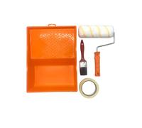 NESPOLI - Anti-drip Paint Roller kit 18 cm, with Tray, Tape, and Brush, Ideal for Walls and Ceilings