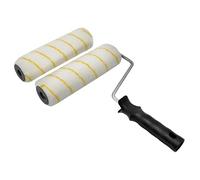 Nespoli - Paint Roller Kit with 1 Spare Roller, Wall Painting Roller and Fixative for Interior Walls, Suitable for All Surfaces, DIY Rollers with Comfortable Handle