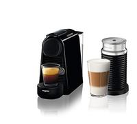 Nespresso 11377 Essenza Mini Coffee Machine with Aeroccino, Pure Black by Magimix