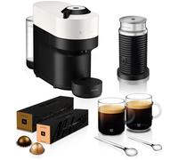 NESPRESSO by Krups Vertuo Pop Barista Bundle XN920141 Smart Coffee Machine - Coconut White, Black,White