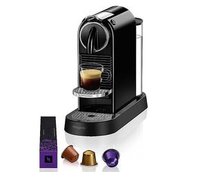 Nespresso by Maginmix Citiz Pod Coffee Machine- Black 11315 Crema