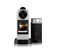 Nespresso Citiz Coffee Machine with Aeroccino Milk Frother, White