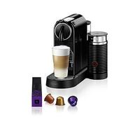 De'Longhi Nespresso Citiz Coffee Machine with Milk Frother - Black