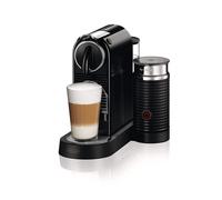 Nespresso CitiZ Coffee Machine with Integrated Aeroccino Milk Frother Black