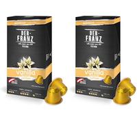 Nespresso Compatible Coffee Capsules, 1 x 10 Capsules, Vanilla aroma (Pack of 2)