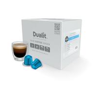 Nespresso® Compatible* Decaf Recyclable Aluminium Coffee Capsules by Dualit | 50 Pack - 5 X 10 Pk - 50 Servings of Premium Eco Friendly Coffee Pods - 100% Recyclable Decaffeinated Capsules