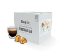 Nespresso® Compatible* Organic Colombian Aluminium Coffee Capsules by Dualit | 50 Servings - 5 X 10 Pk of Premium Eco Friendly Coffee - 100% Recyclable Fairtrade Single Origin Capsules