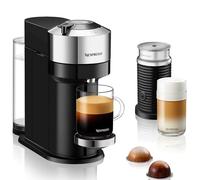 Nespresso De'Longhi Vertuo Next Deluxe by De'Longhi with Aeroccino - Chrome