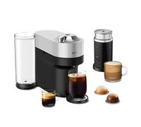 Nespresso De'Longhi Vertuo Pop+ Deluxe with Aeroccino, Silver