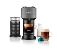 Nespresso Vertuo Next Coffee Machine, with Milk Frother, for Nespresso Vertuo coffee capsules, Dark Grey. Make Cappuccino, Flat White, Lattes