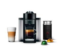 Nespresso ENV135BAE Vertuo Evoluo Coffee and Espresso Machine with Aeroccino by De'Longhi, Black, Plastic