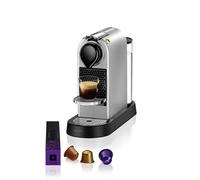 Nespresso Krups CitiZ Coffee Machine, Freestanding Espresso Machine, Automatic Shut-Off, 1 Litre Water Tank, 1260 Watt, Silver, XN741B