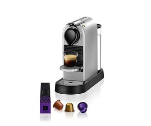 Nespresso KRUPS Citiz XN741B40 Pod Coffee Machine-Silver, 1260 W, 1 Liter