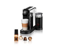 Nespresso Krups XN630D Citiz & Milk Platinum Coffee Capsule Machine, 4 Programmable Buttons, Hot Water Function, Descaling Alarm, Energy Saving Mode After 2 Minutes, Retro Design, Stainless Steel
