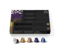 Nespresso Original Coffee Pods, 50 Mixed Pack - 10 Volluto, 10 Roma, 10 Cosi, 10 Vivalto and 10 Arpeggio Capsules for Nespresso Machines. Make Espressos, Cappuccino and Macchiato. Recyclable Pods
