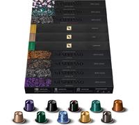 Nespresso Original Coffee Pods, 100 mix pack - 10 Ristretto, 10 Arpeggio, 10 Roma, 10 Cosi, 10 Volluto capsules and more for Nespresso machines. Make