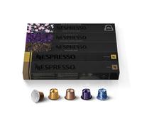 Nespresso Original Coffee Pods, 50 Mixed Pack - 10 Volluto, 10 Roma, 10 Cosi, 10 Vivalto and 10 Arpeggio Capsules for Nespresso Machines. Make