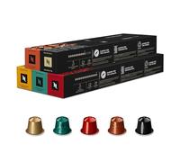 Nespresso Original Coffee Pods, Intense Variety Pack, 50 Capsules, 10 Napoli, 10 Stockholm, 10 Ristretto, 10 Cape Town, 10 Venezia