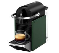 Nespresso Pixie Pod Coffee Machine, Compact Espresso Maker for Original Pods, 19-Bar High Pressure, Fast Heat-Up, Energy Saving, Auto Shut-Off, Recyclable Pods by Krups in Dark Green XN3063G0