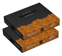 Nespresso Professional Congo Organic Coffee Capsules x50 (Pack of 2, Total 100 Pro Pods) - Medium Intensity Arabica Blend from South Kivu with Fruity Biscuit and Nutty Notes