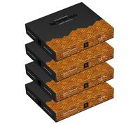 Nespresso Professional Congo Organic Coffee Capsules x50 (Pack of 4, Total 200 Pro Pods) - Medium Intensity Arabica Blend from South Kivu with Fruity Biscuit and Nutty Notes