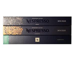 Nespresso Trio Pack 30 Capsules/Pods (Roma Livanto Capriccio)
