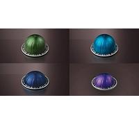 Nespresso Vertouline Intense Assortment 40 Capsules - 1 Sleeve of Each: Stormio, Odacio, Diavolitto & Altissio