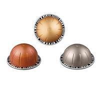 Nespresso Vertuo Balanced Selection Long Expiry Coffee Pods Capsules Arondio Melozio Hazelino (30 Pods distributed in 3 Sleeves)