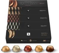 Nespresso Vertuo Barista Creations Assortment of 50 Capsules - 10x Vanilla Custard Pie, 10x Caramel Cookie, 10x Hazelino Muffin, 10x Bianco Leggero, 10x Bianco Forte