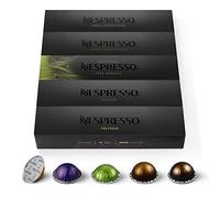 Nespresso Vertuo Espresso & Double Espresso Assortment of 50 Capsules - 10x Voltesso, 10x Altissio, 10x Peru Organic, 10x Chiaro, 10x Scuro