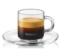 Nespresso Vertuo Espresso Set 2 Glasses 2 Saucers 2 Spoons