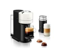 Nespresso Vertuo Next Coffee Machine white and Milk frother by De'Longhi | Brews 7 cup sizes for Vertuo pods with milk frother make hot or cold Lattes & Cappucinos. Includes a 12 pod discovery box