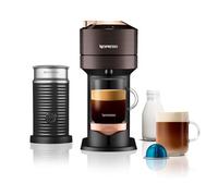 Nespresso Vertuo Next Premium Automatic Pod coffee machine for Americano, Decaf, Espresso by Magimix in Rich Brown